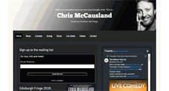 Desktop Screenshot of chrismccausland.com