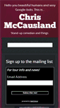 Mobile Screenshot of chrismccausland.com